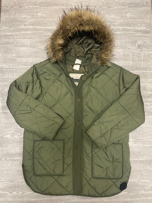 Coat Puffer & Quilted By American Eagle In Green, Size: S