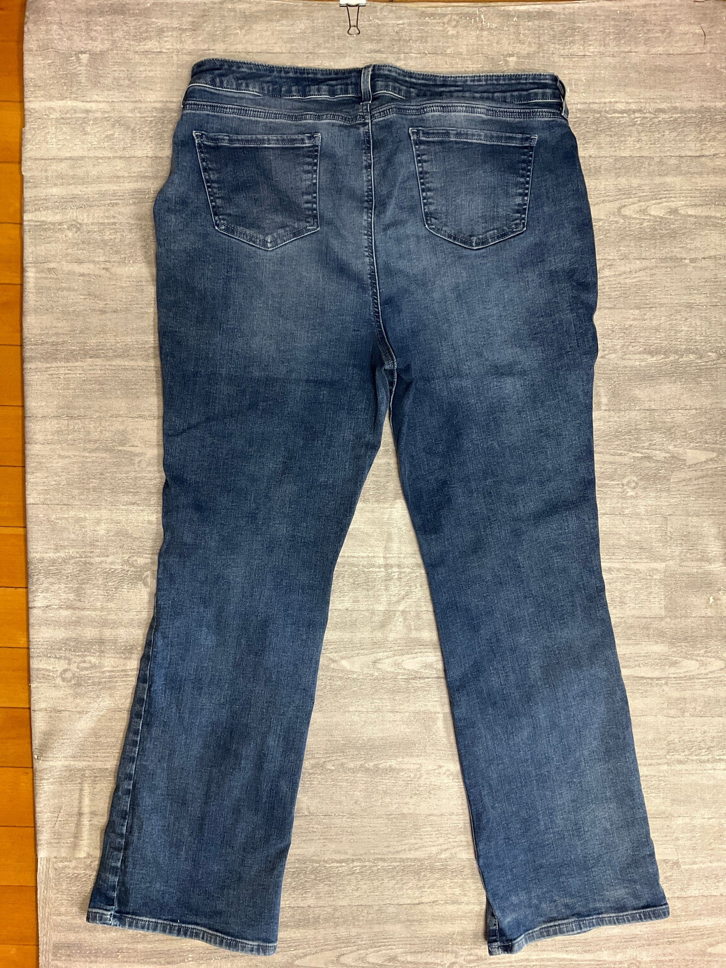 Jeans Boot Cut By Not Your Daughters Jeans In Blue Denim, Size: 18