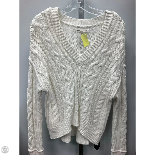Sweater By Aeropostale In White, Size: M