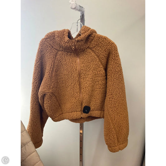 Jacket Faux Fur & Sherpa By Wild Fable In Brown, Size: M