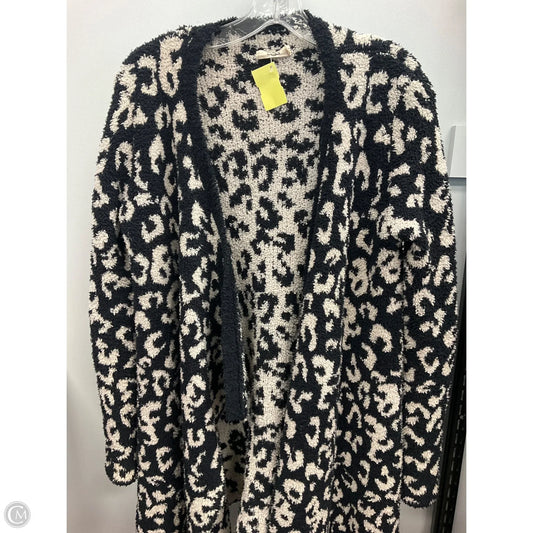Sweater Cardigan Designer By Ugg In Black & White, Size: S