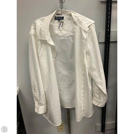 Top Long Sleeve By Jones New York In White, Size: 3x