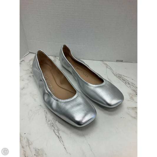 Shoes Designer By Stuart Weitzman In Silver, Size: 8