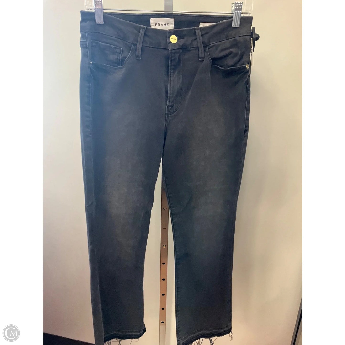 Jeans Cropped By Frame In Grey, Size: 8