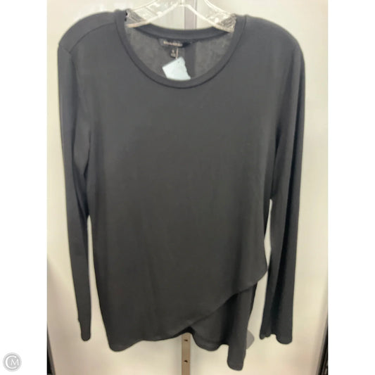 Top Long Sleeve By Banana Republic In Black, Size: S