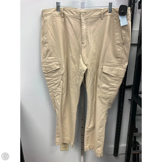 Pants Cargo & Utility By Lands End In Tan, Size: 22
