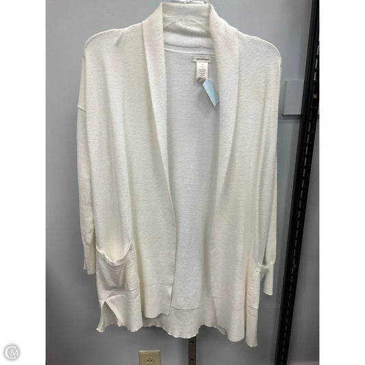 Sweater Cardigan By Max Studio In Ivory, Size: Xs