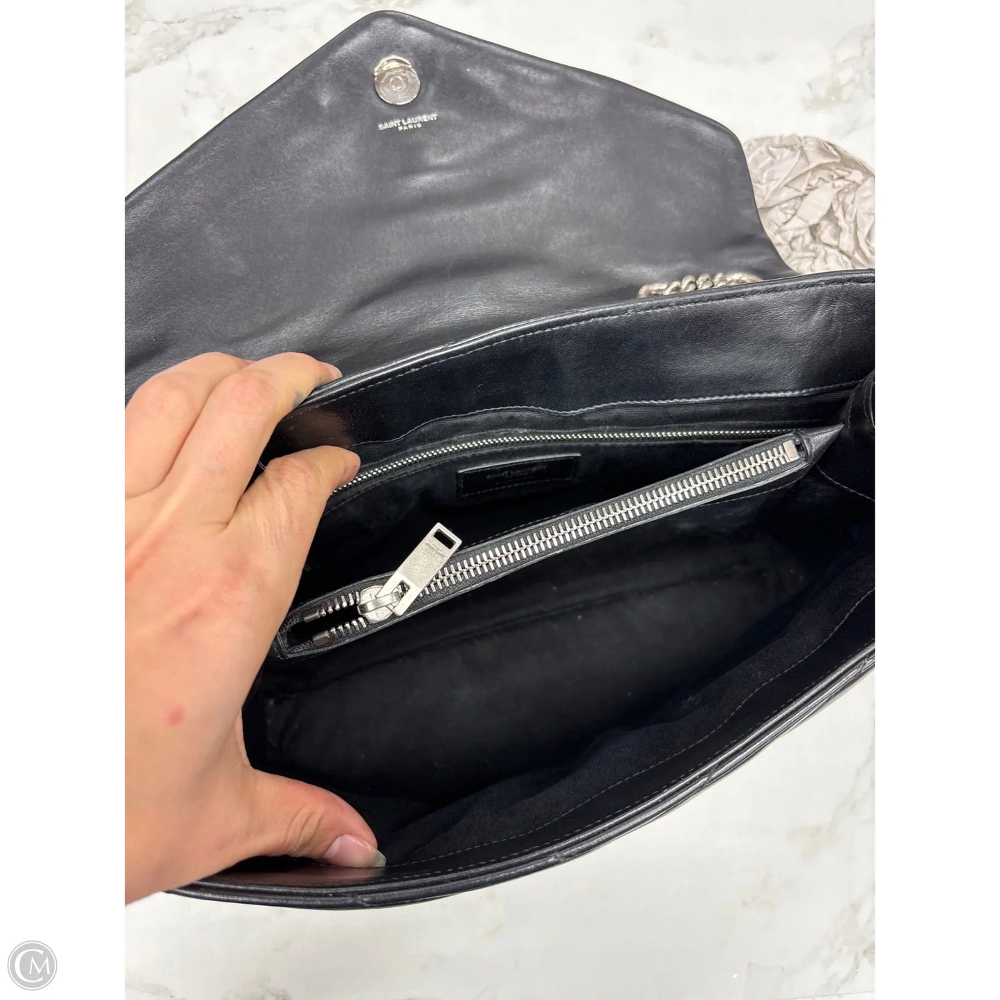 Handbag Luxury Designer By Yves Saint Laurent, Size: Medium