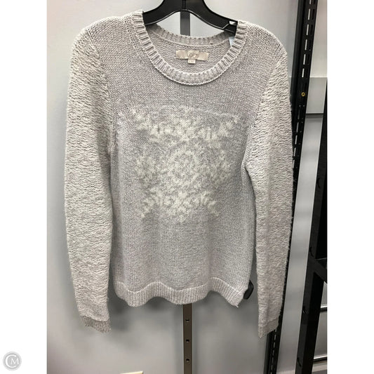 Sweater By Loft In Grey, Size: S