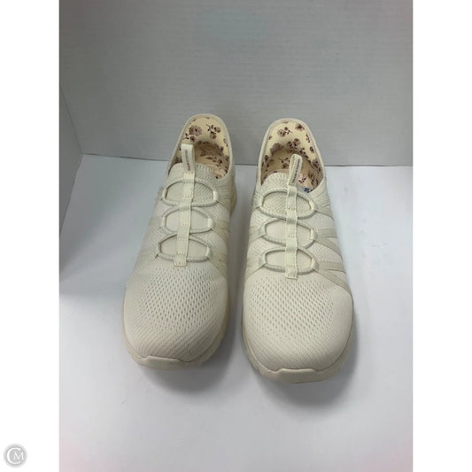 Shoes Athletic By Skechers In Cream, Size: 9