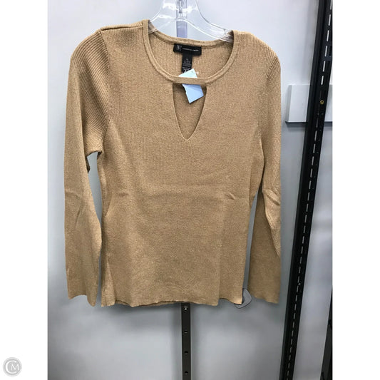 Sweater By Inc In Gold, Size: Xl