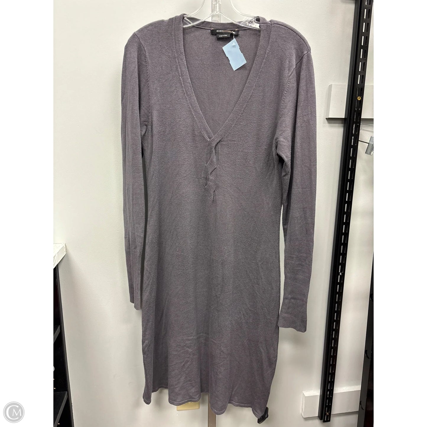 Dress Sweater By Bcbgmaxazria In Grey, Size: M