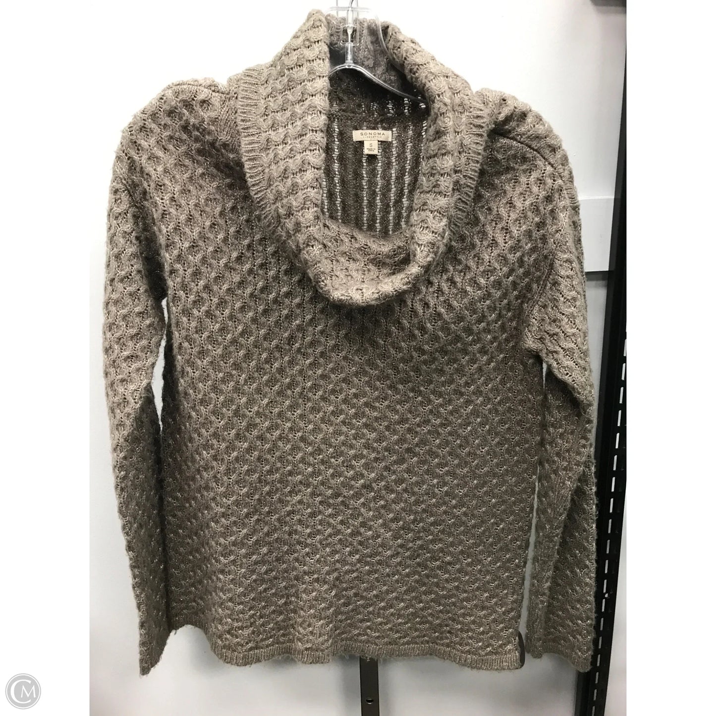 Sweater By Sonoma In Taupe, Size: S