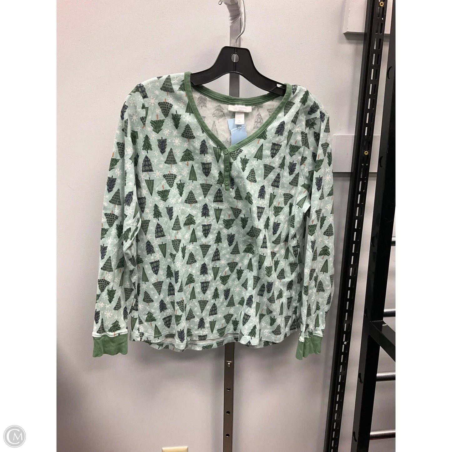 Pajamas 2pc By Lc Lauren Conrad In Green, Size: Xl