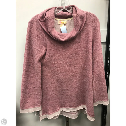 Top Long Sleeve By Maeve In Mauve, Size: S