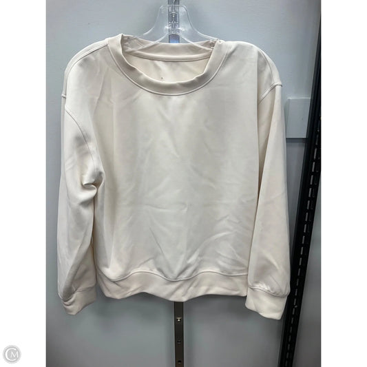 Top Long Sleeve By A New Day In Cream, Size: Xs