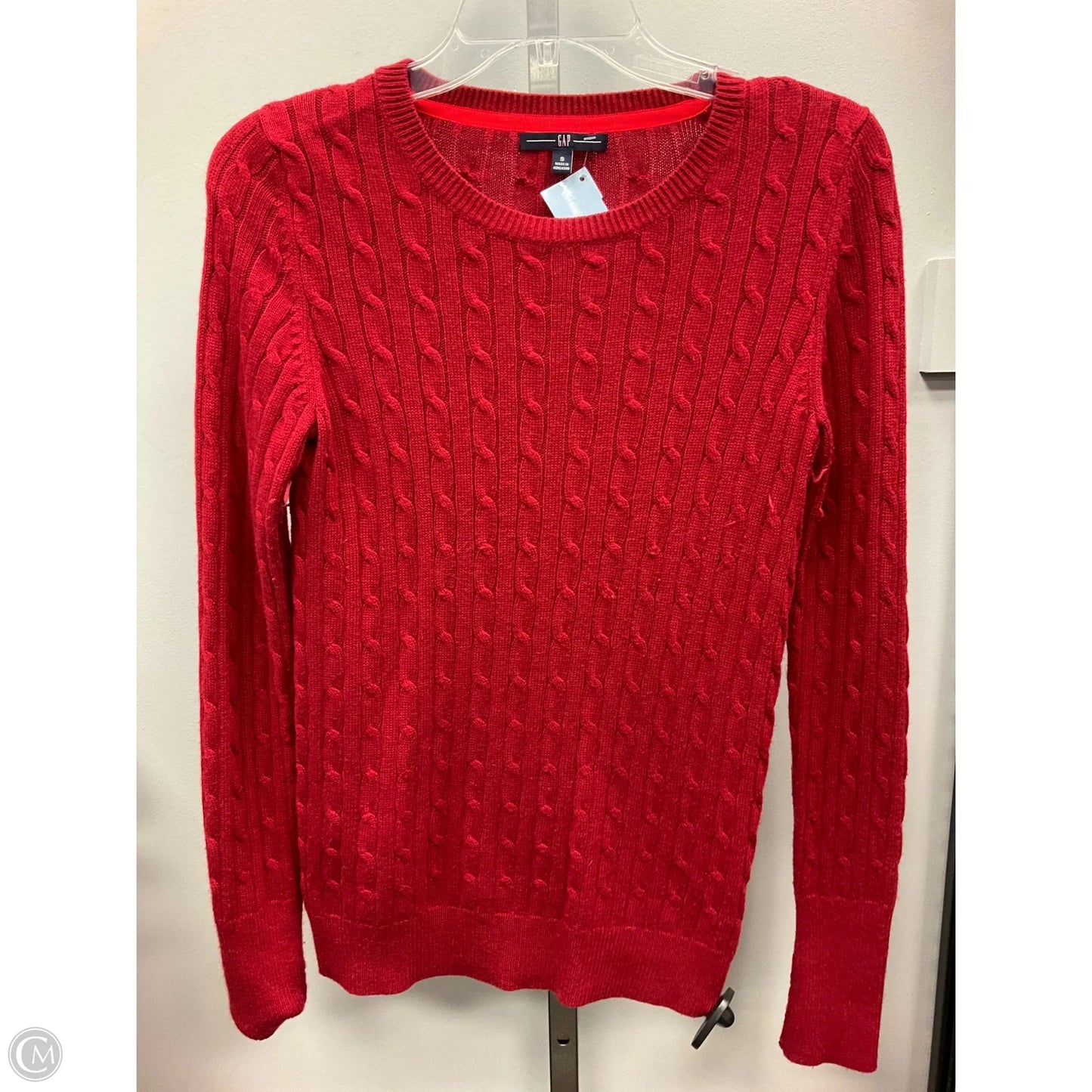 Sweater By Gap In Red, Size: S