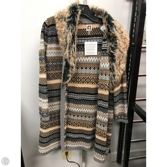 Sweater Cardigan By Anne Klein In Multi-colored, Size: M