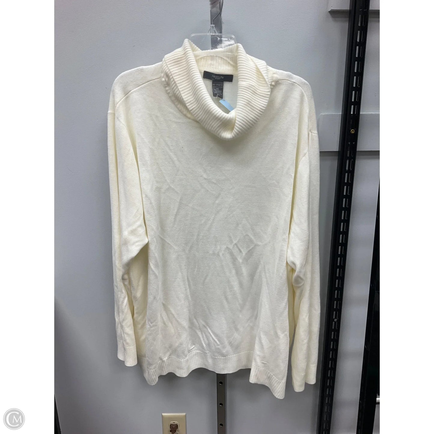 Sweater By Cmc In Cream, Size: 4x