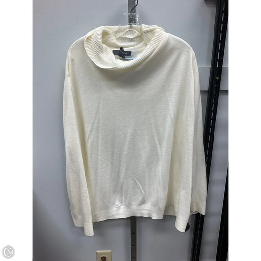 Sweater By Redoute In Cream, Size: 4x