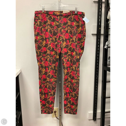 Pants Other By Hue In Floral Print, Size: Xl