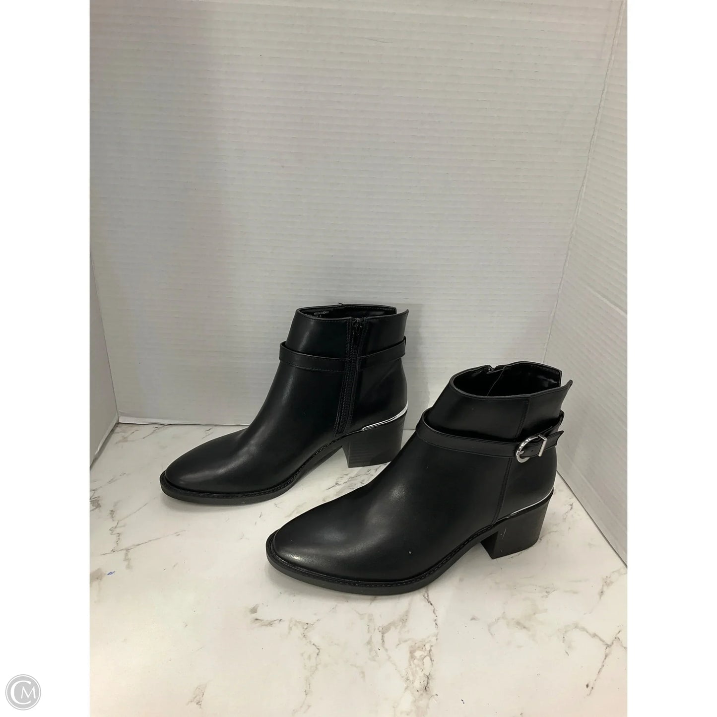 Boots Ankle Heels By Cmc In Black, Size: 8