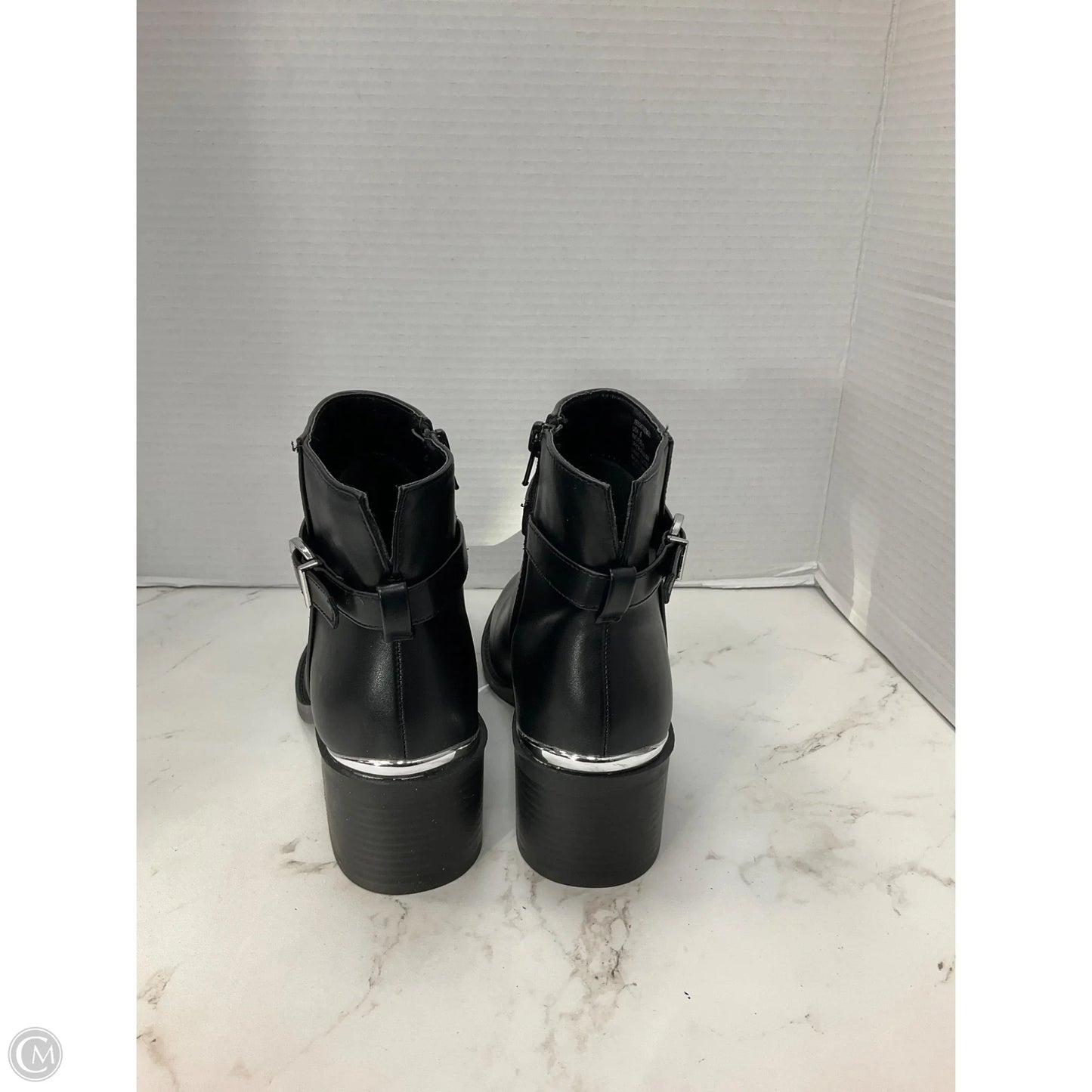 Boots Ankle Heels By Cmc In Black, Size: 8