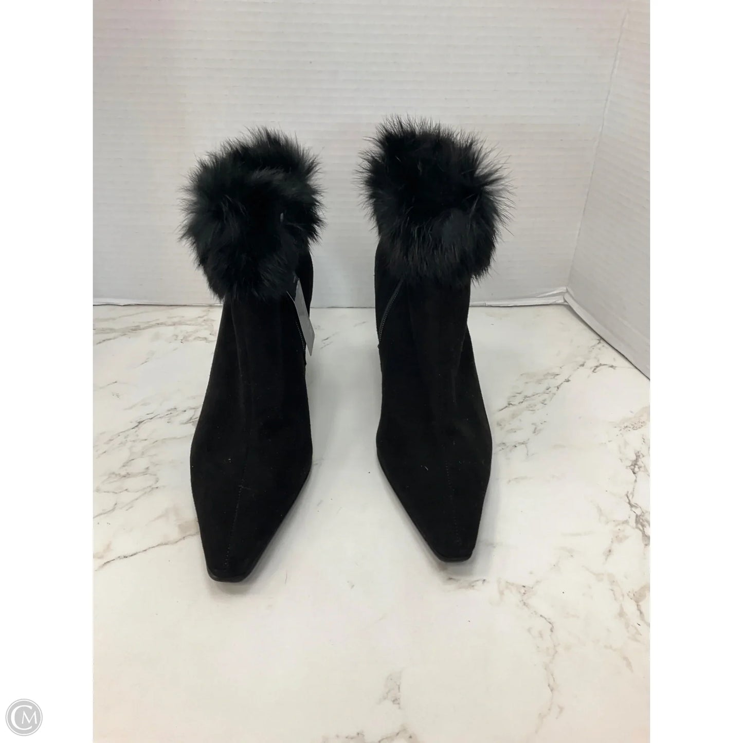 Boots Ankle Heels By Cmc In Black, Size: 7.5