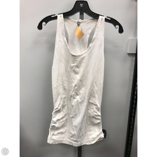 Athletic Tank Top By Athleta In White, Size: M