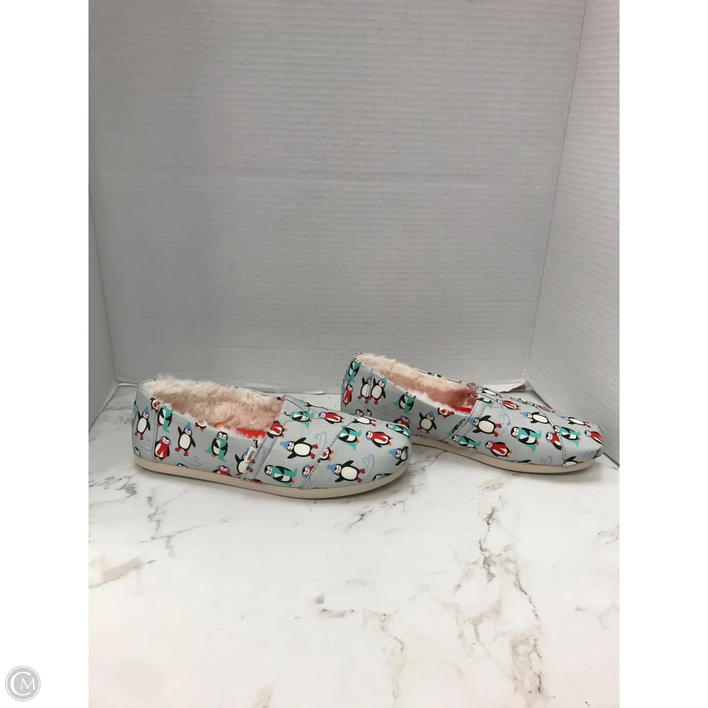 Shoes Flats By Toms In Grey, Size: 8