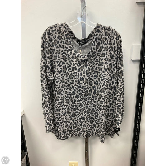Top Sleeveless By Ellen Tracy In Animal Print, Size: Xl