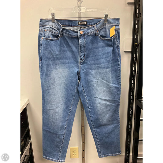 Jeans Skinny By Nanette Lepore In Blue Denim, Size: 16