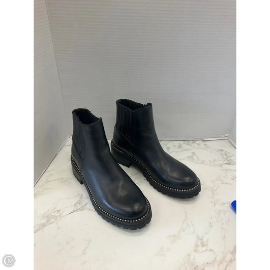 Boots Ankle Heels By Steve Madden In Black, Size: 7.5