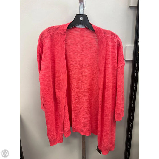 Cardigan By D&co. In Coral, Size: M