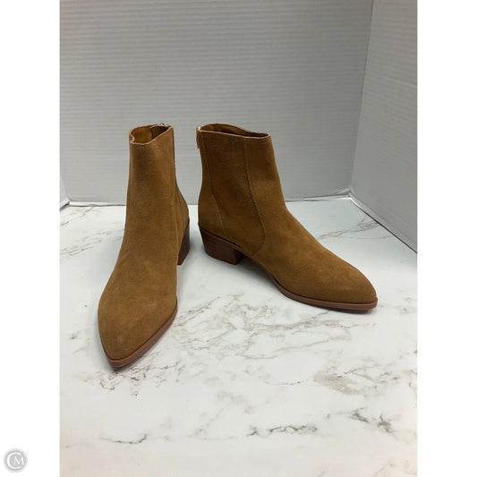 Boots Ankle Heels By Dolce Vita In Tan, Size: 6