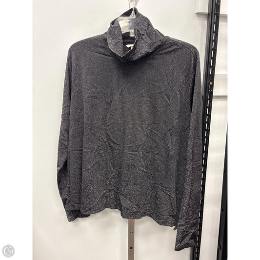 Top Long Sleeve By H&m In Black & Silver, Size: 3x