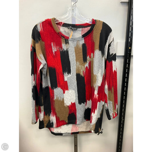Top Long Sleeve By Tribal In Multi-colored, Size: S