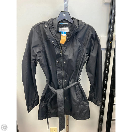 Jacket Windbreaker By Columbia In Black, Size: S