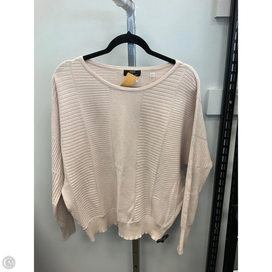 Top Long Sleeve By Tahari In Beige, Size: Xl