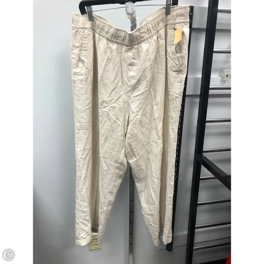 Pants Wide Leg By Old Navy In Cream, Size: 2x
