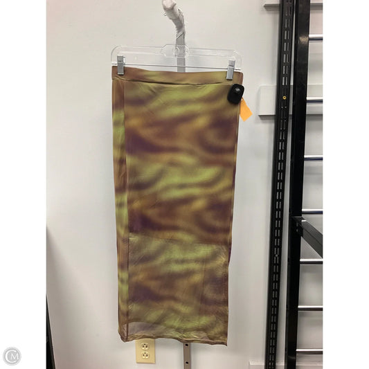 Skirt Midi By Fashion Nova In Multi-colored, Size: L