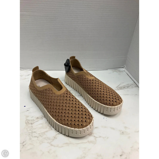 Shoes Heels Platform By Tommy Bahama In Tan, Size: 6.5