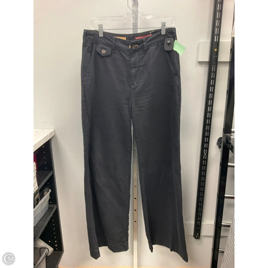 Jeans Wide Leg By Pilcro In Black Denim, Size: 4