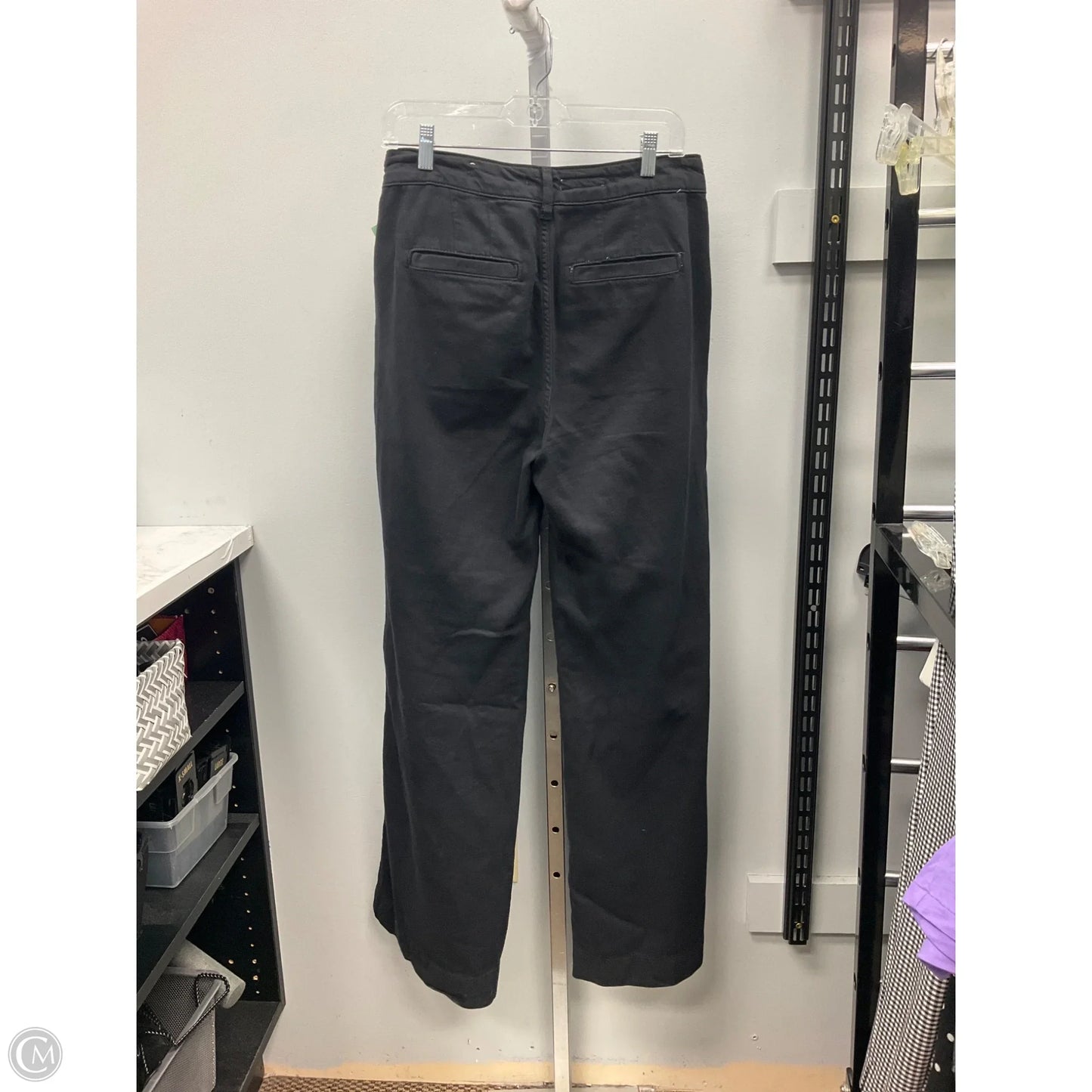 Jeans Wide Leg By Pilcro In Black Denim, Size: 4