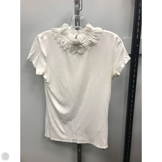 Top Short Sleeve By Ted Baker In White, Size: S