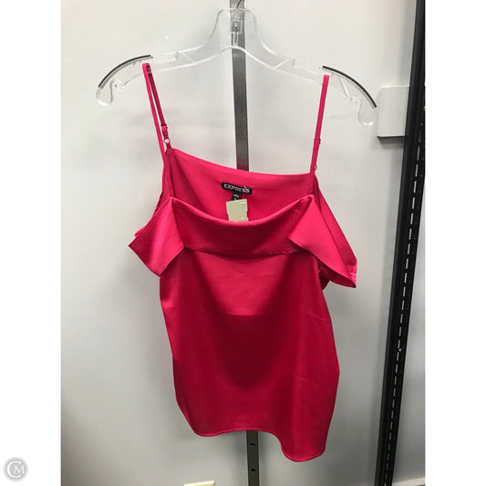 Top Sleeveless By Express In Pink, Size: M