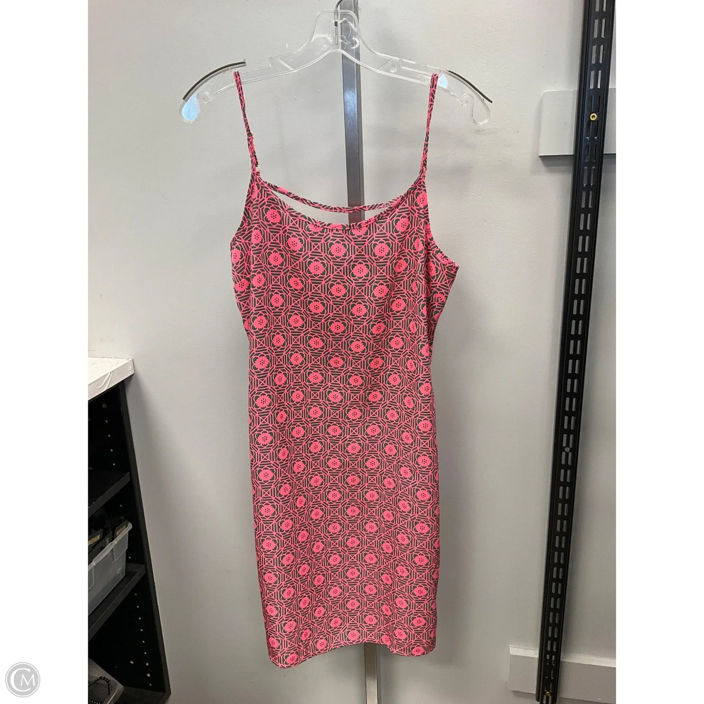 Dress Casual Short By One Clothing In Green & Pink, Size: S