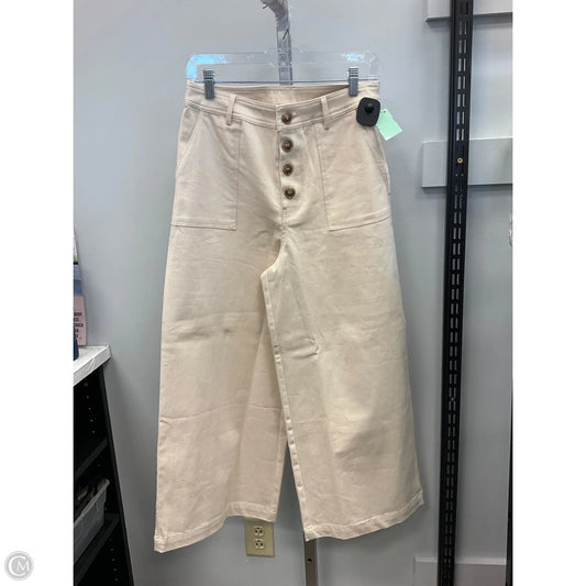 Pants Wide Leg By Mi Ami In Cream, Size: M