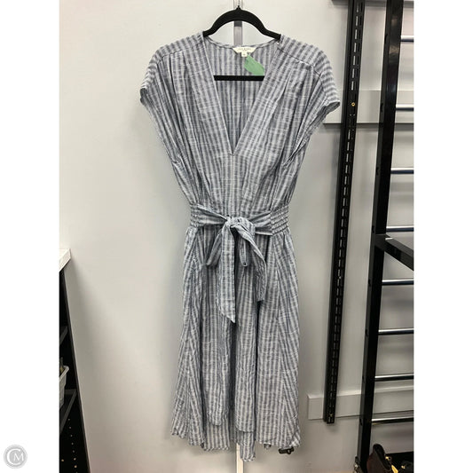 Dress Casual Midi By Max Studio In Blue & White, Size: Xl