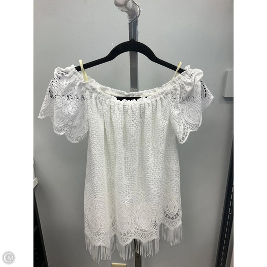 Top Sleeveless Designer By Lilly Pulitzer In White, Size: S